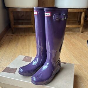 Purple Hunter Rain Boots